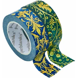 Paperblanks Emerald Flower/Silk Sky Washi Tape (Mixed Pack) (Paperblanks Washi Tape)