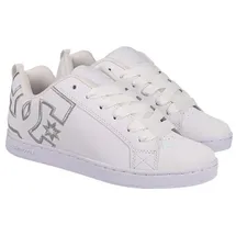 DC Shoes Court Graffik Damen Weiß/M Silber 36