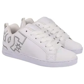 DC Shoes Court Graffik Damen Weiß/M Silber 36