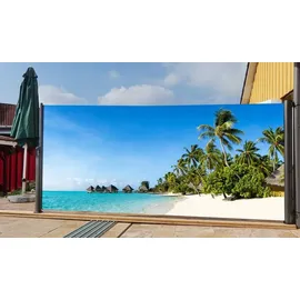 Westerholt Seitenmarkise 160 x 300 cm Mehrfarbig Stahl