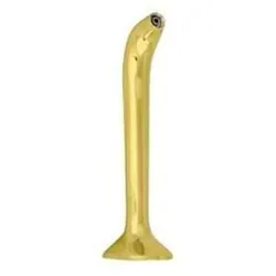 Schanksäule Gold 1-leitig, elegant, "Topp-Qualität!"