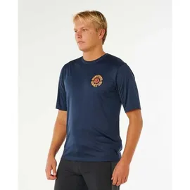 Rip Curl Pacific Rinse Surflite UPF Short Sleeve dark navy L