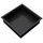 mai & mai Duschnische Bad Schwarz 30cm x 30cm x 8,3cm Wandnische befliesbar aus Edelstahl Duschregal einfache Montage