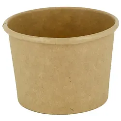 MONOUSO - Kraft karton-Saucengläser 100ml Ø7,3cm (1.000 Stück)