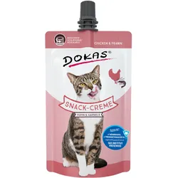 DOKAS Cat Snack-Creme Katzen-Snack Huhn Garnele