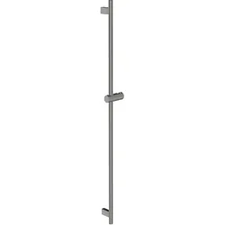 Brausestange TwinGliss PVD Edelstahl-Optik, Höhe 1100 mm Vollmetall Einfache Installation dank integrierter Bohrloch-Montagehilfe