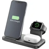 Cellular Line Trio Wireless Charger 3in1 Black (60304)