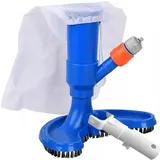 KRUMAD Halbmond Poolsauger, ohne Strom, Pool Reiniger mit Filterbeutel, Kompatibel mit Teleskopstange, für Pool, Teich, Whirlpool, Bodensauger, Pool Staubsauger, Pool Zubehör