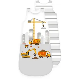 Herding Baby Schlafsack Baustelle Grau 90