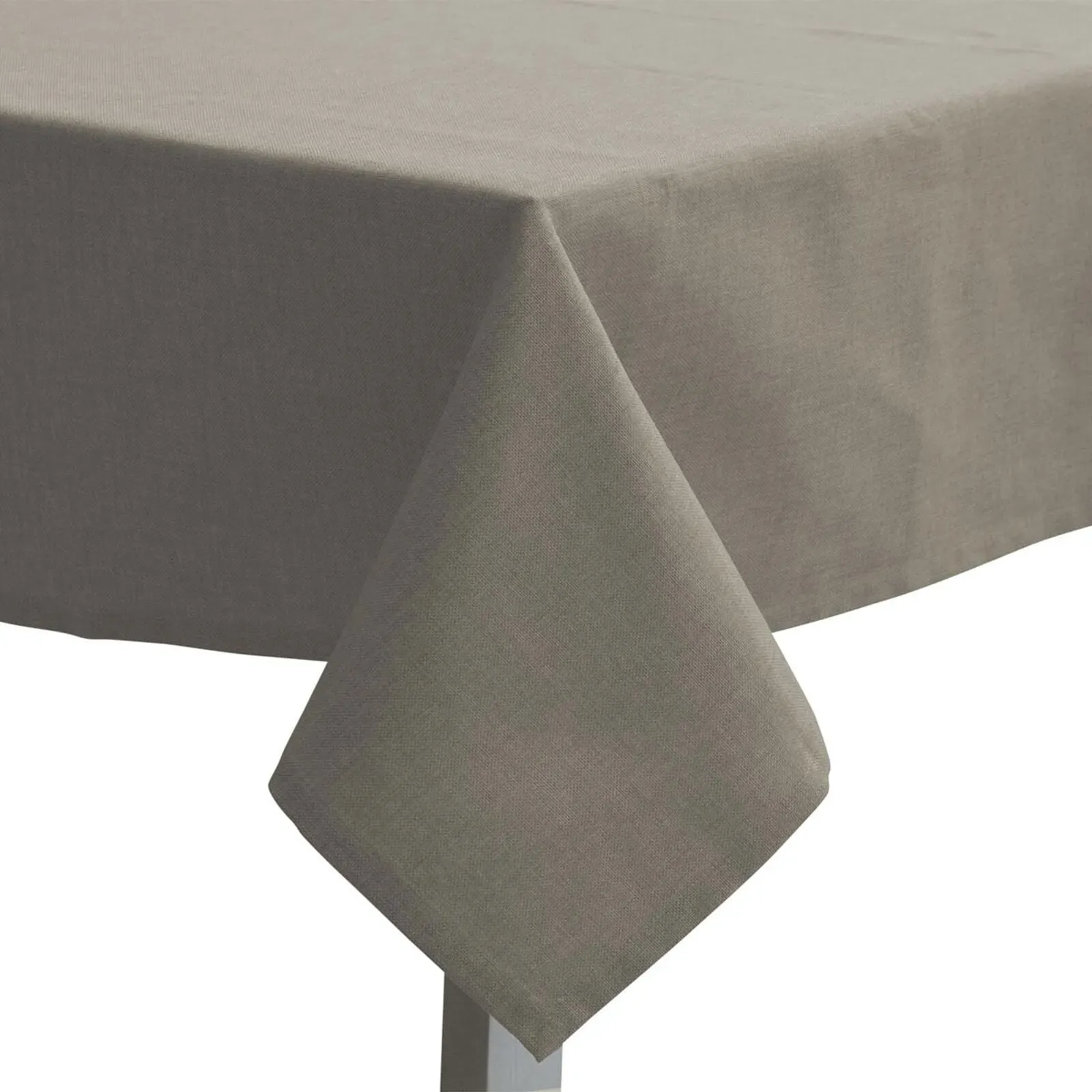 Pichler Tischwäsche Panama Tischdecke 130x170 cm | grau - grau