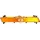 Crankbrothers Stamp 7 Large LE Pedale orange