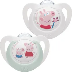 NUK Star Peppa Pig Schnuller 0-6 m 2 St.