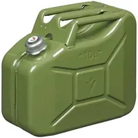 PRO PLUS Benzinkanister, Metall, 10L, grün, mit magnetischen Verschluss