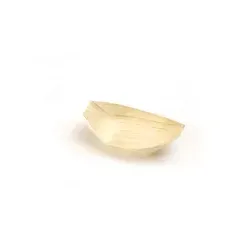 Sier Disposables Servierschale Holzboot Maße (L x B): 170 x 85 mm, 50 Stück