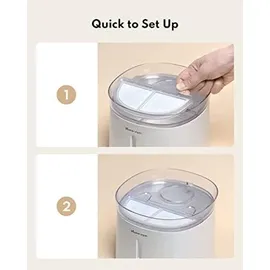 HomeRunPet Trinkbrunnen Filter, 3 STK. Ersatzfilter für Trinkbrunnen für Katzen und Hunde, Weiss