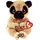 Ty Beanie Bellies Izzy Hund 17 cm Beige
