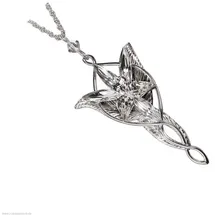 The Noble Collection Noble Collection Herr der Ringe Anhaenger Arwens Abendstern (versilbert)
