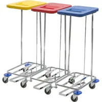 Vermop Meditrans Wäschesammler mit Deckel und Fußpedal