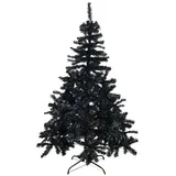 Mojawo Weihnachtsbaum künstlicher Tannenbaum Christbaum 150 cm Schwarz