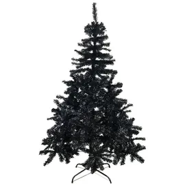 Mojawo Weihnachtsbaum künstlicher Tannenbaum Christbaum 150 cm Schwarz