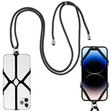 Giantree Telefon Lanyard, 160cm Universelle Handy Lanyards für den Hals Handy Umhängeband Silikon Handykette Universal Zum Umhängen Handy Band Schlaufe Handy Kordel Handyschnur