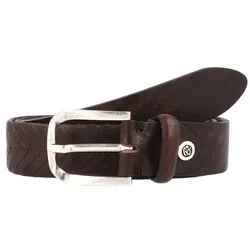 b.belt Vince Gürtel Leder dark brown 100 cm