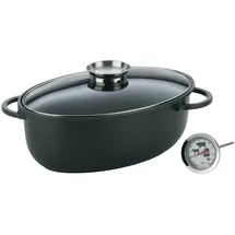 Kela KERROS Bräter 8 Liter oval 13,5 cm rund
