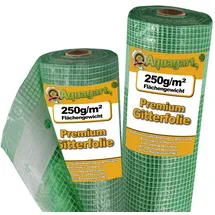 Aquagart 16m Gitterfolie, Gartenfolie, Gewächshausfolie, Frühbeetfolie 3m breit