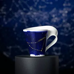 Villeroy & Boch Wave Stars Becher mit Henkel Steinbock / Capricorn 300ml