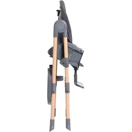 Chicco Hochstuhl Polly Essential Coal, mit Essbrett grau