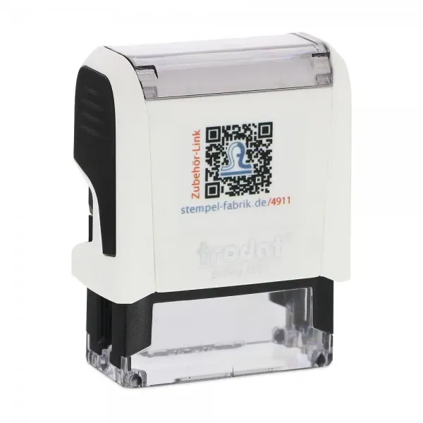 stempel-fabrik.de QR-Code Trodat Printy 4911 (37x14 mm - 4 Zeilen)