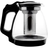 TYA I Premium Teekanne Glas, Hitzebeständig Glaskanne mit Deckel 1,7 Liter Teekanne mit Siebeinsatz Teekanne Thermo mit Edelstahl Filter Sieb, Tea Maker, Teekanne mit Sieb Tee Kanne Aus Glas (1700ml)