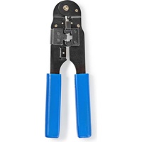 Nedis CCGP89500BU Kabel-Crimper Kombinationswerkzeug Schwarz, Blau