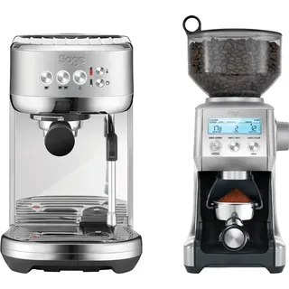 Sage the Bambino Plus Edelstahl + Kaffeemühle