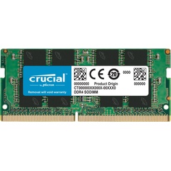Crucial SORAM Crucial D4 3200  8GB Tray (1 x 8GB, 3200 MHz, DDR4-RAM, SO-DIMM), RAM