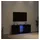 vidaXL TV-Schrank mit LED-Leuchten 120x30x50 cm Schwarz/Eichen-Optik Holz