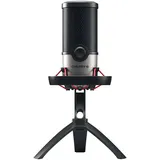 Cherry UM 6.0 ADVANCED USB-Mikrofon für Streaming und Office mit Shock Mount