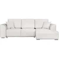 INOSIGN Ecksofa »Beatrice L-Form«, wahlweise auch mit Bettfunktion und Bettkasten, beige