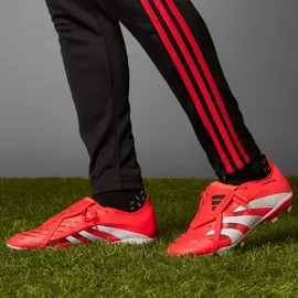 Adidas Predator League FOLD-Over Tongue Fg/mg Fußballschuhe Lucid Red / Cloud White / Core Black - 38 2/3