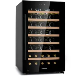 Klarstein Barossa 50 Uno Weinkühlschrank 1 Zone 120 Ltr 50 Fl Touch-Display Schwarz