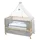 roba Room Bed Beistellbett natur inkl. Komplettset jumbo twins grau