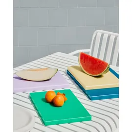 HAY Slice Schneidebrett-Set Polyethylen 1  Medium  rot