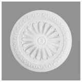 PROVISTON | Stuckrosette Polystyrol Durchmesser 600 mm Weiß Deckenrosette