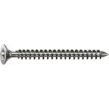 SPAX Holzbauschraube aus Edelstahl rostfrei A4, 10,0 x 240 mm, 50 Stück, T-STAR plus, Senkkopf mit Fräsrippen, Vollgewinde, CUT-Spitze, 1208001002405
