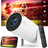 Extralink Smart Life Smart Tragbar Mini LCD Projektor mit Andriod system Heimkino Beamer 200 ANSI - Weiß