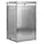 Proregal Mülltonnenbox 136,5 x 85 x 77 cm silber