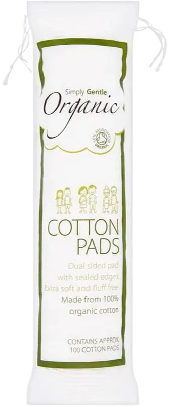 Simply Gentle Organic Cotton Pads Wattepads 100 St.