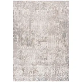 mazovia Designer-Teppich 80 x 150 cm Beige/Grau