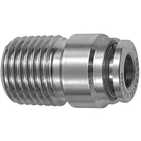 Riegler Gerade Steckverschr., rund, R 1/4 a., Schlauch Ø12,