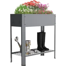 VCM Balora XL 80 x 35 x 80 cm Schwarz